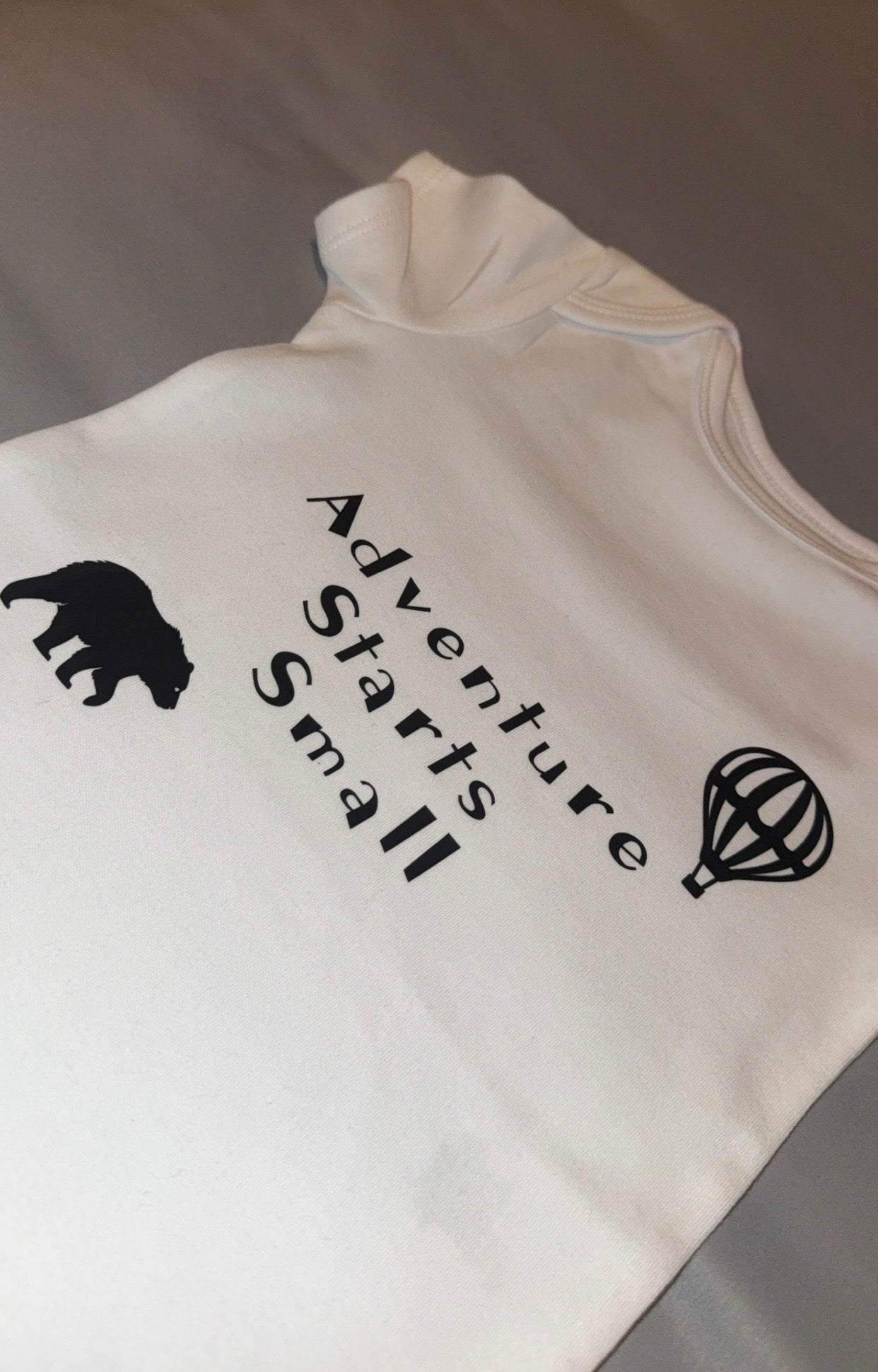 "Adventure Starts Small": Onesies